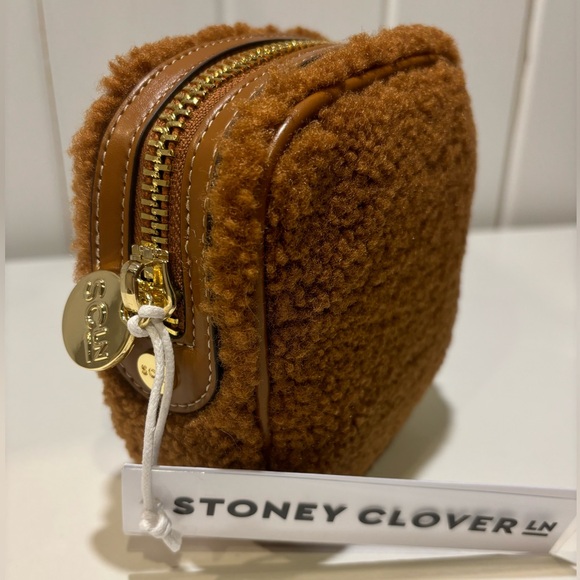 Stoney Clover Lane Mini Pouch - Sherpa Teddy - Picture 4 of 7